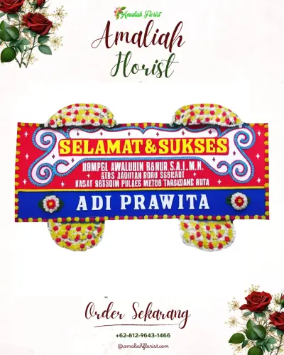 Karangan Bunga Ucapan Selamat di Salam