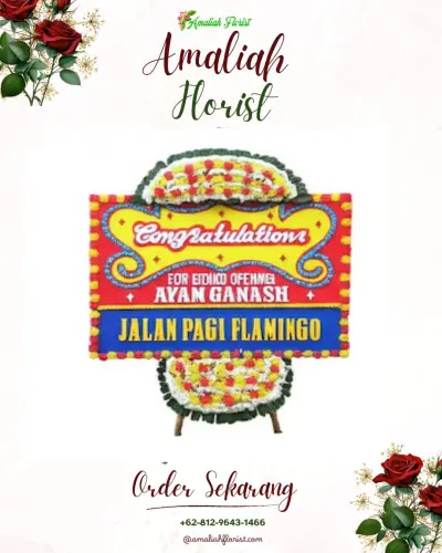 Bunga Papan Congratulation di Salam